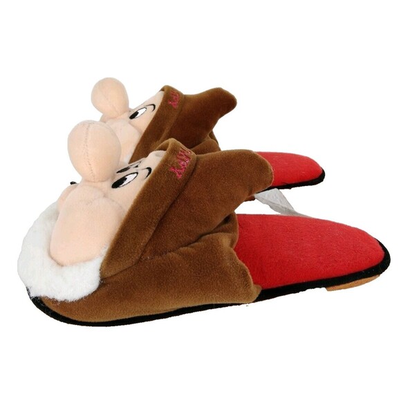 Vintage Walt Disney Grumpy Snow-White Seven Dwarfs House Slippers Medium - Picture 3 of 7